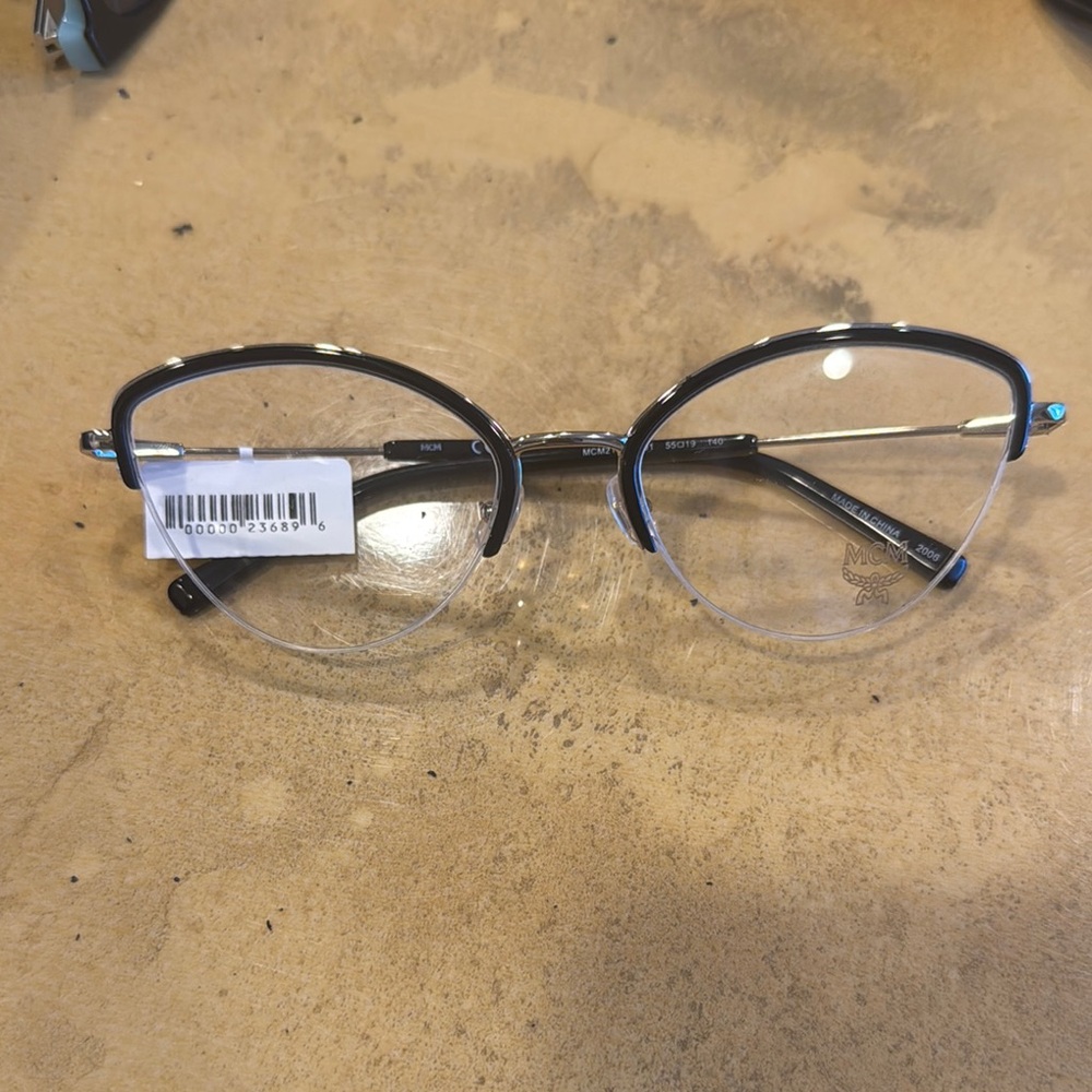 MCM Black and Silver Glasses